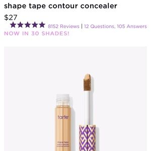 Tarte shape tape concealer